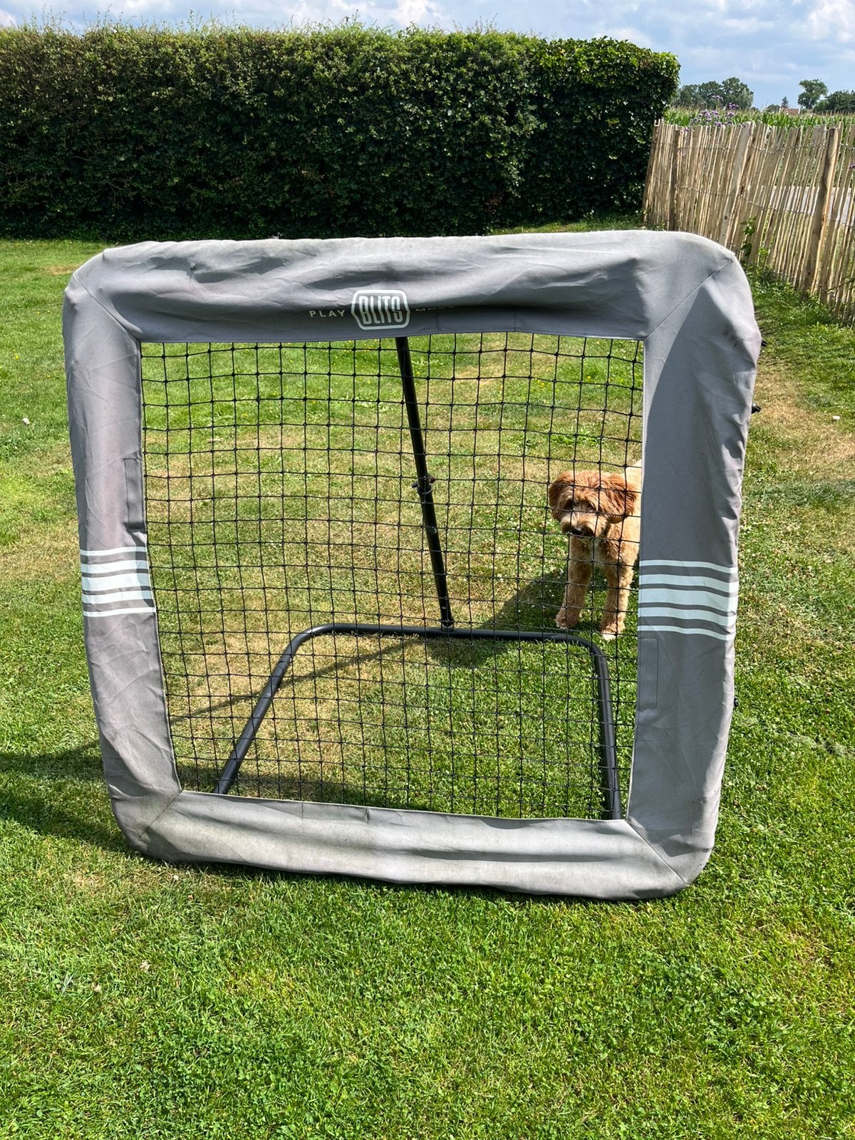 Voetbal rebouncer, Ophalen, Gebruikt