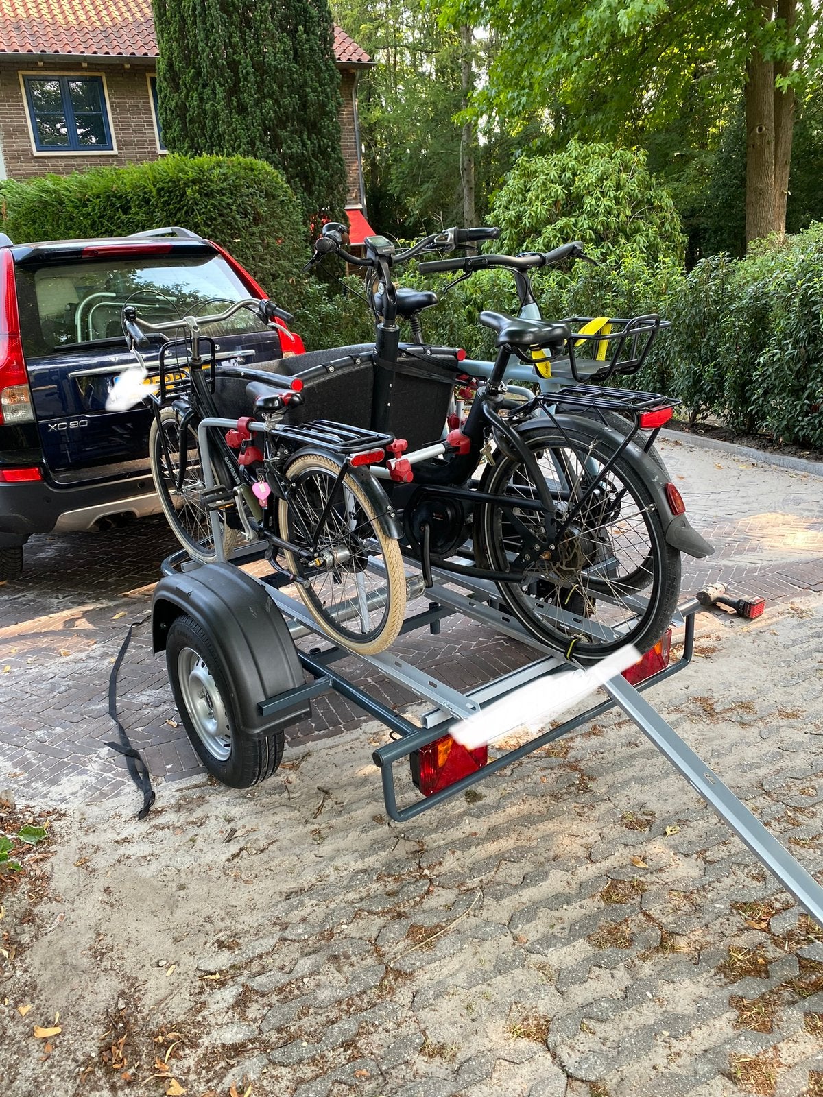 TE HUUR | Bakfietsaanhanger Urban Arrow / Lovens / Overige, Ophalen, Zo goed als nieuw, Overige typen, 80 kg of meer