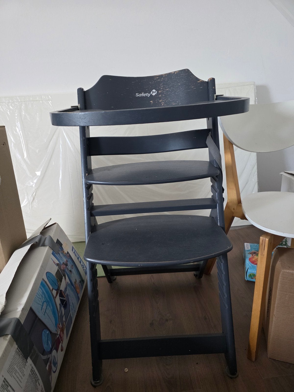 Safety 1st Meegroeistoel - Zwart, Ophalen, Gebruikt, Meegroeistoel, Afneembaar eetblad