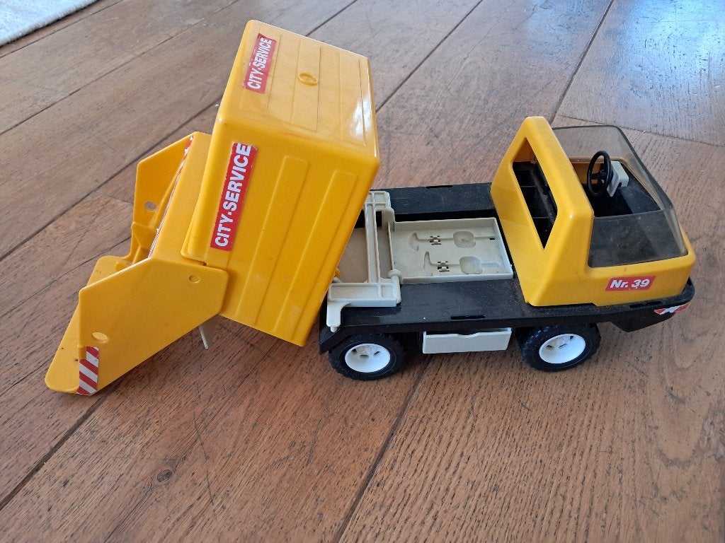 Vuilniswagen, Kinderen en Baby's, Speelgoed | Playmobil, Gebruikt, Verzenden, Losse onderdelen, Voertuig