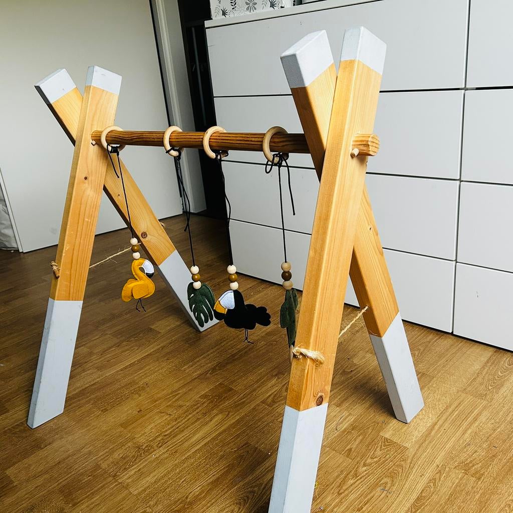 Babygym incl tropical hangers, Ophalen, Zo goed als nieuw, Babygym