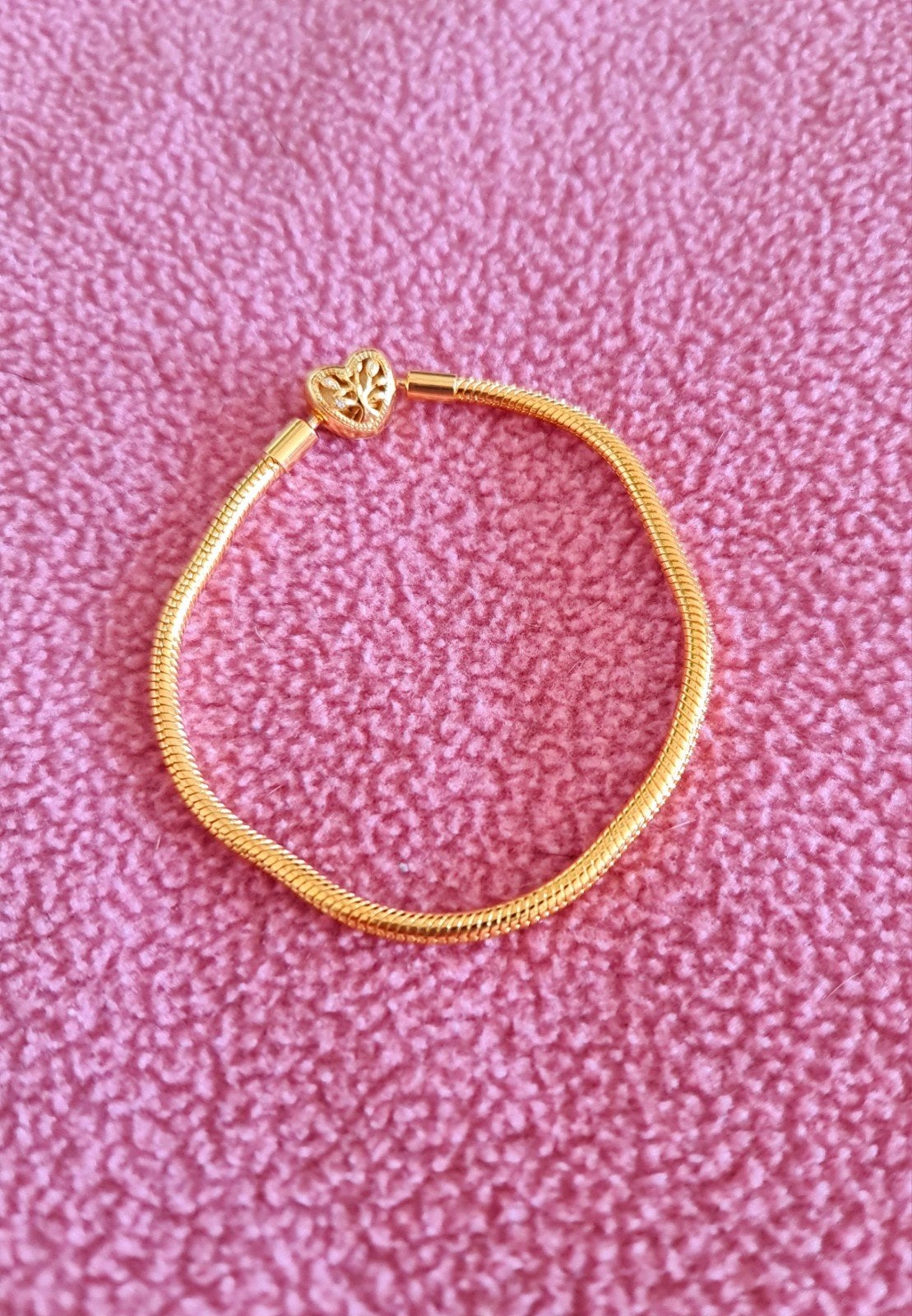 Mooie damesarmband 20cm, Ophalen of Verzenden, Nieuw, Goud, Overige materialen