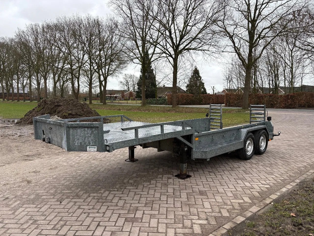 VELDHUIZEN Be oplegger 5.2 TON kuip dieplader (bj 2010), Overige brandstoffen, Origineel Nederlands, Bedrijf, Aanhangers en Opleggers