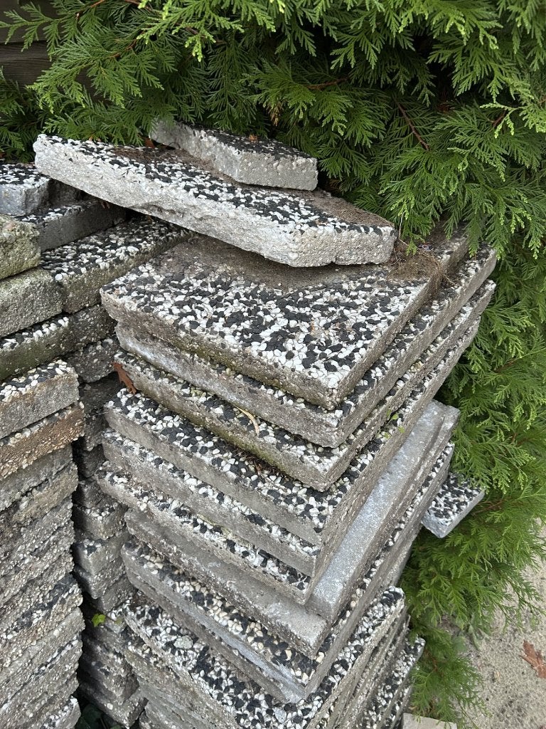 betontegels, Tuin en Terras, Ophalen, Gebruikt, 10 m² of meer, Beton