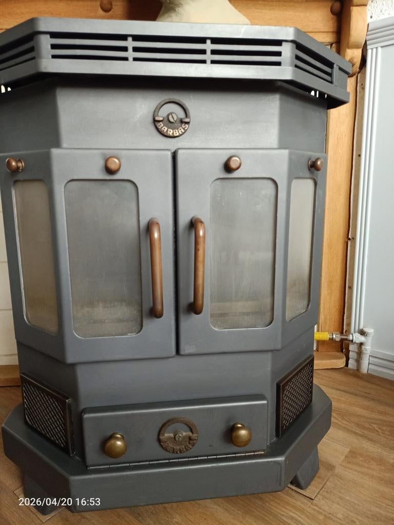 Barbas Gaskachel - Vrijstaand en in goede staat, Huis en Inrichting, Gebruikt, Gas, Ophalen of Verzenden, Vrijstaand