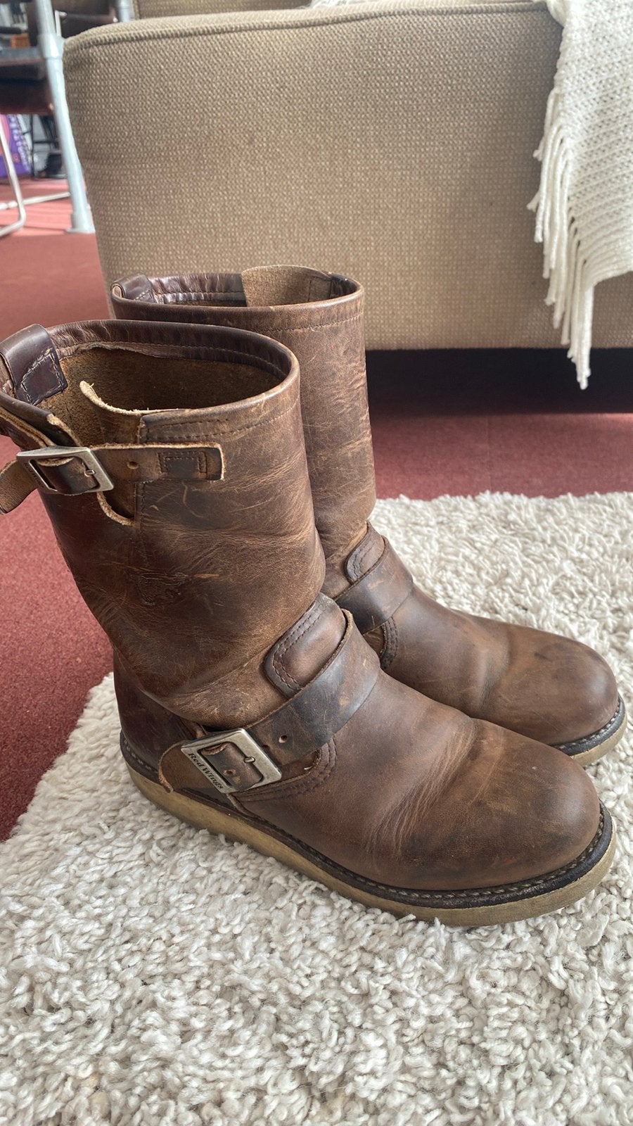 Redwings laarzen, maat 39, gedragen maar in goede staat, Ophalen of Verzenden, Gedragen, Bruin, Lage of Enkellaarzen