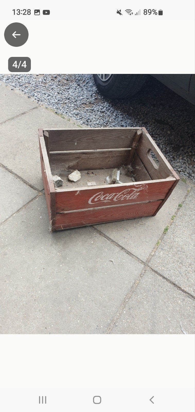 Coca-Cola houten kratje, Verzamelen, Ophalen