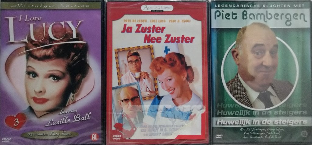 Nostalgie: I love Lucy 3, Ja Zuster, Nee.., Piet Bambergen, Alle leeftijden, Ophalen of Verzenden, Nieuw in verpakking, Komedie
