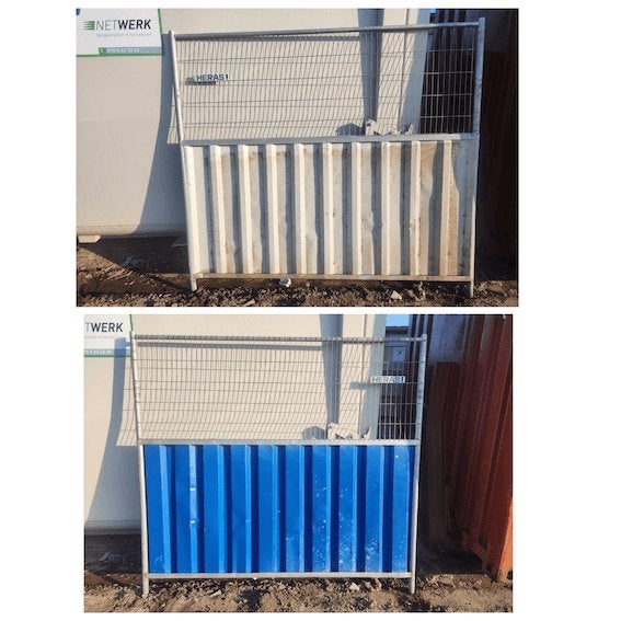 2698 - Heras (bouw)hekken, Ophalen, Gebruikt, IJzer, Overige typen