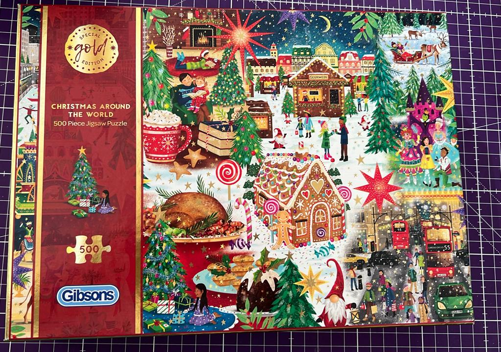 Legpuzzel kerst Gibsons, Verzenden, 500 t/m 1500 stukjes