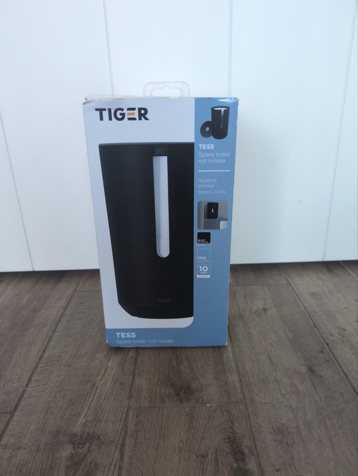 Tiger Tess reserve toiletrolhouder - Zwart, Toilet-accessoire, Nieuw, Ophalen of Verzenden, Overige merken
