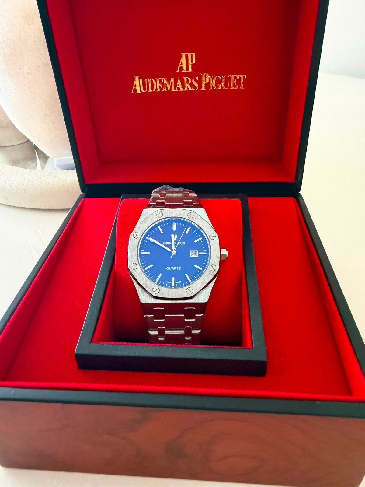 Audemars piguet, Sieraden, Tassen en Uiterlijk, Horloges | Heren, Overige merken, Staal, Staal, Polshorloge