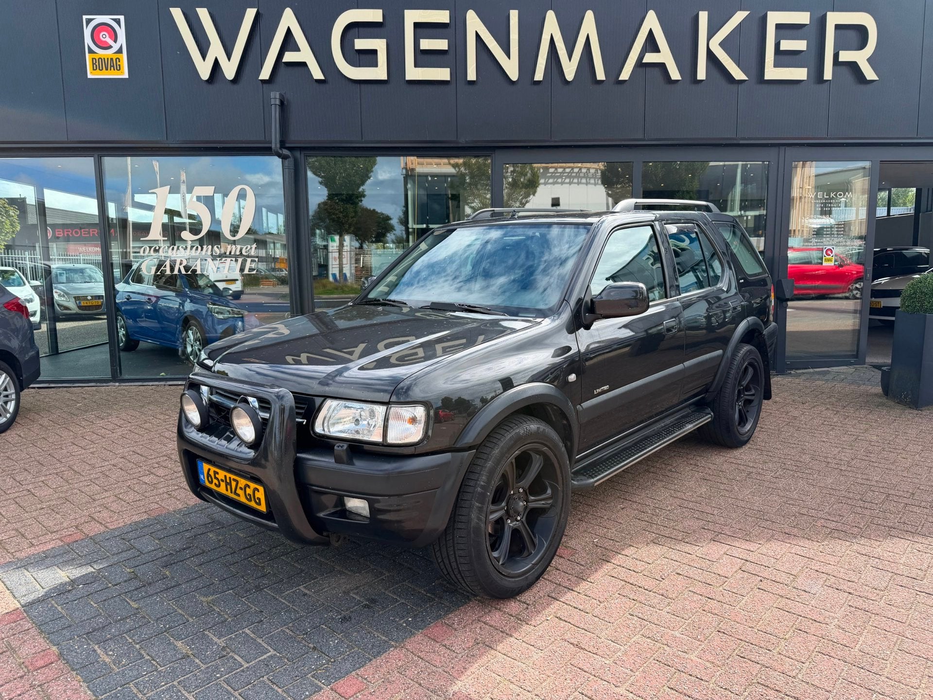 Opel Frontera 3.2 MV6 AUTOMAAT|Clima|LEDER|Trekhaak, Automaat, Gebruikt, Zwart, 2800 kg