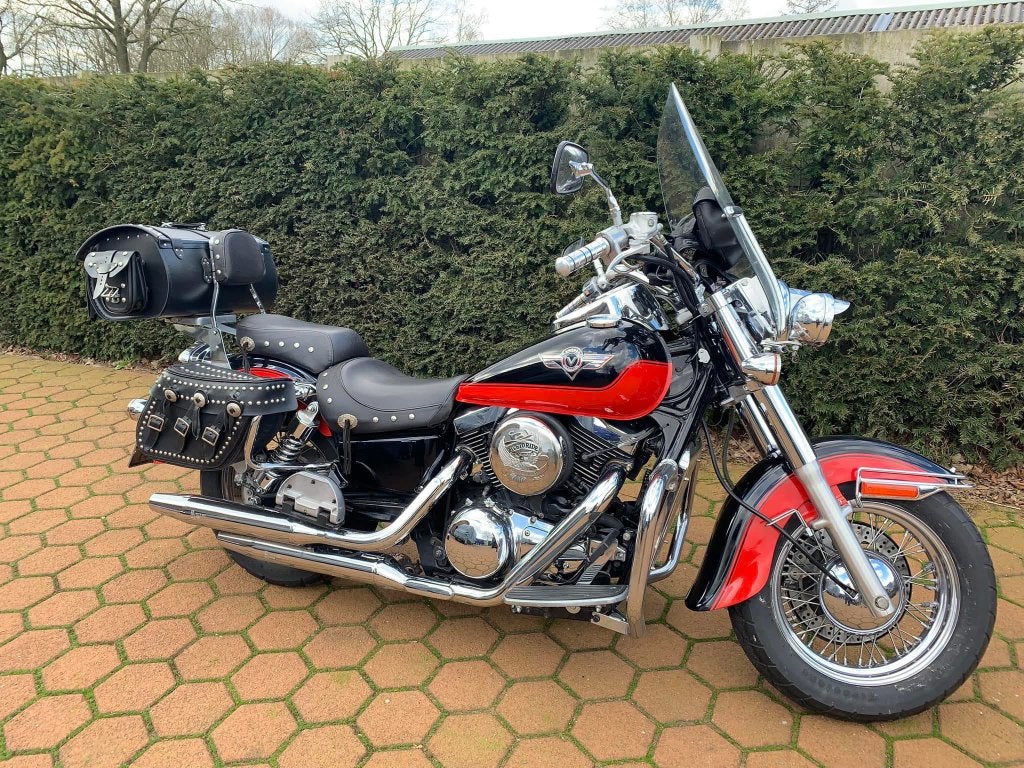 Kawasaki 1500 VN Classic ( Vulcan), Cardan-aandrijving, 2 cilinders, Occasion, 1500 cc