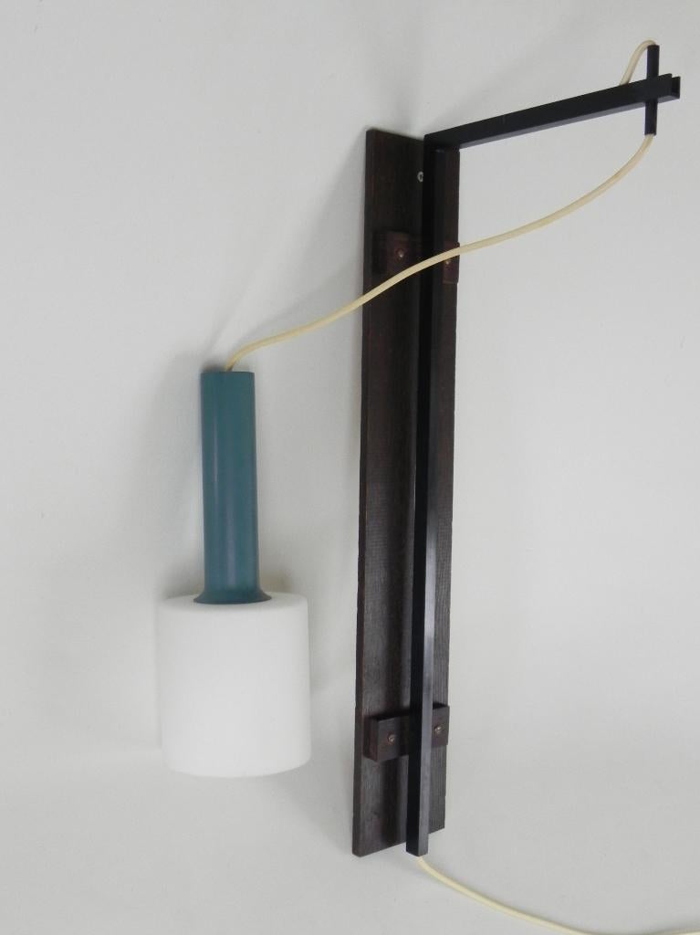 Vintage hanglamp, Ophalen of Verzenden, Gebruikt, Glas, 75 cm of meer