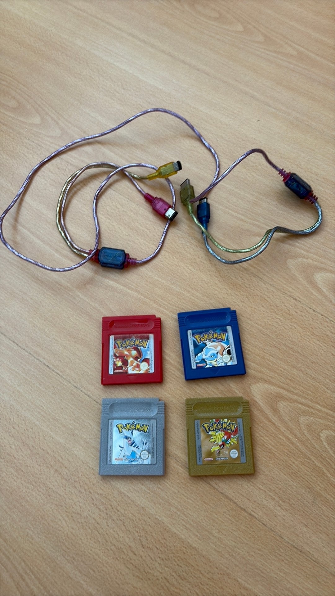 Game boy pokemon spellen rood blauw zilver goud link kabel, Spelcomputers en Games, Spelcomputers | Nintendo Game Boy, Ophalen of Verzenden