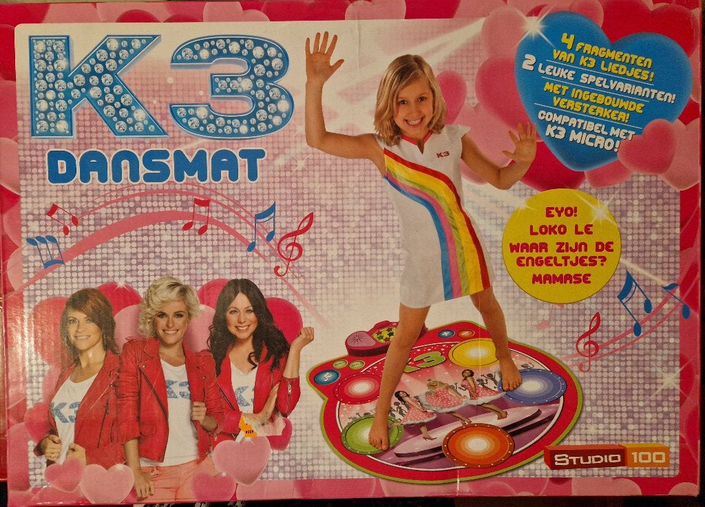K3 dansmat., Kinderen en Baby's, Ophalen, Gebruikt