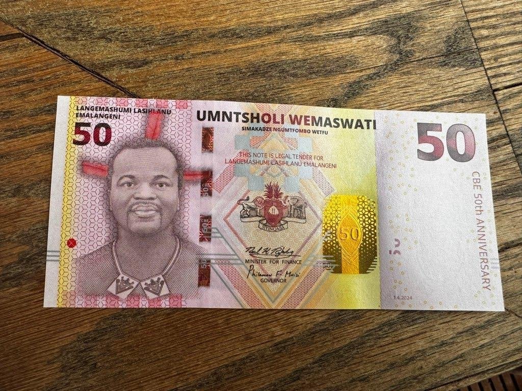 UNC biljet 500 Emalangeni Swaziland / Eswatini, Postzegels en Munten, Bankbiljetten | Afrika, Verzenden, Overige landen, Los biljet