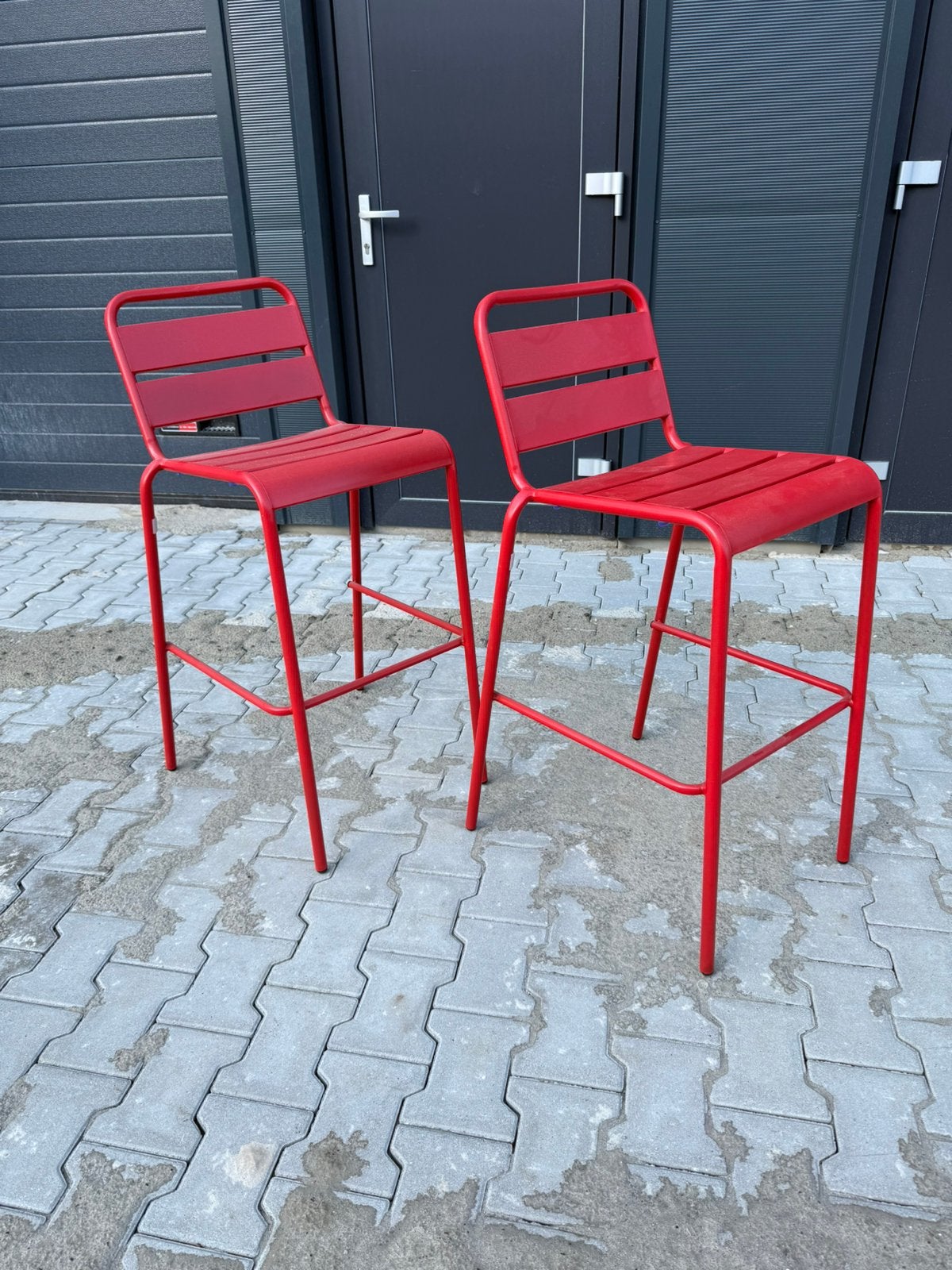 8 rode krukken (nieuw), Huis en Inrichting, Ophalen, 5 krukken of meer, Nieuw, 90 cm of meer