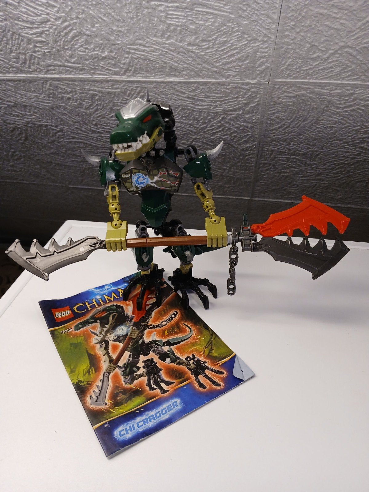 LEGO Chima 70203 CHI Cragger met instructieboekje, Ophalen of Verzenden, Gebruikt
