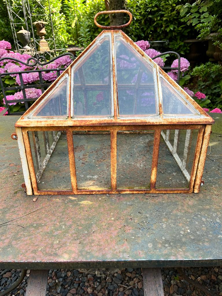 antieke victoriaanse kweekkas cloche, Ophalen