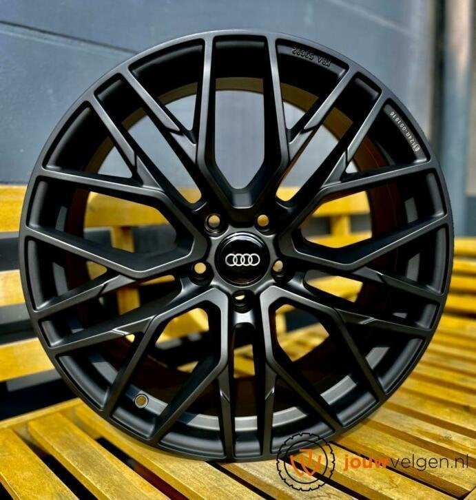 Audi R8 RS4 velgen 19 inch mat zwart optioneel met banden, Auto-onderdelen, Banden en Velgen, Velg(en), Niet ingevuld, Nieuw, Ophalen of Verzenden