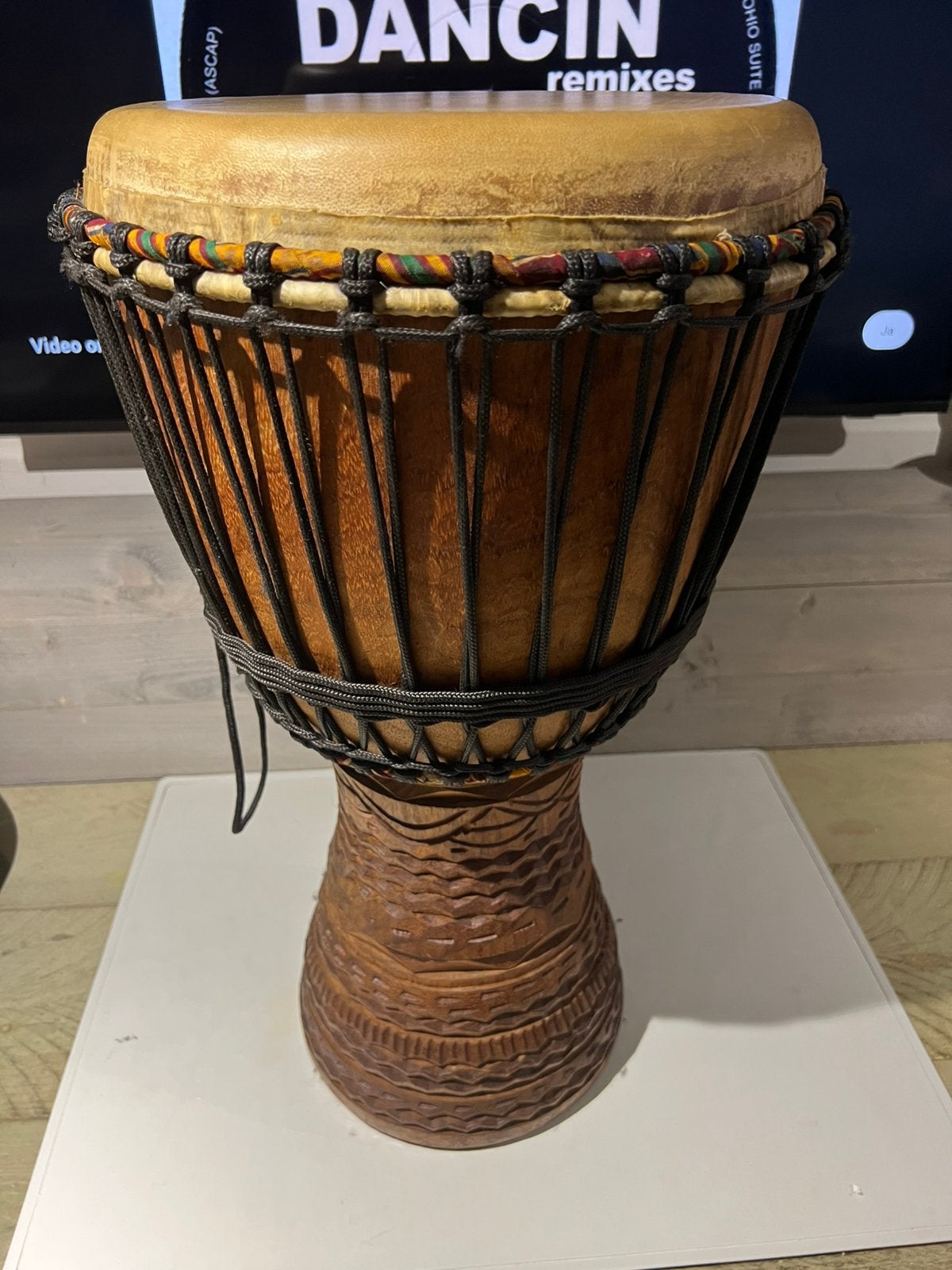 Stagg afrikaanse djembe inclusief draagtas, Ophalen of Verzenden, Zo goed als nieuw, Nvt, Trommel