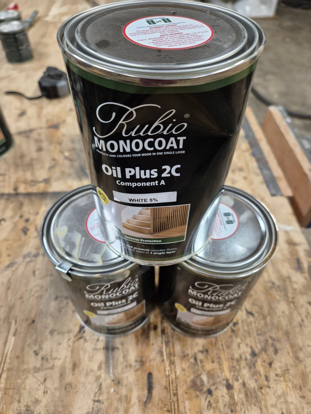 Rubio Monocoat White 5%, Wit, Nieuw, Beits, Ophalen of Verzenden