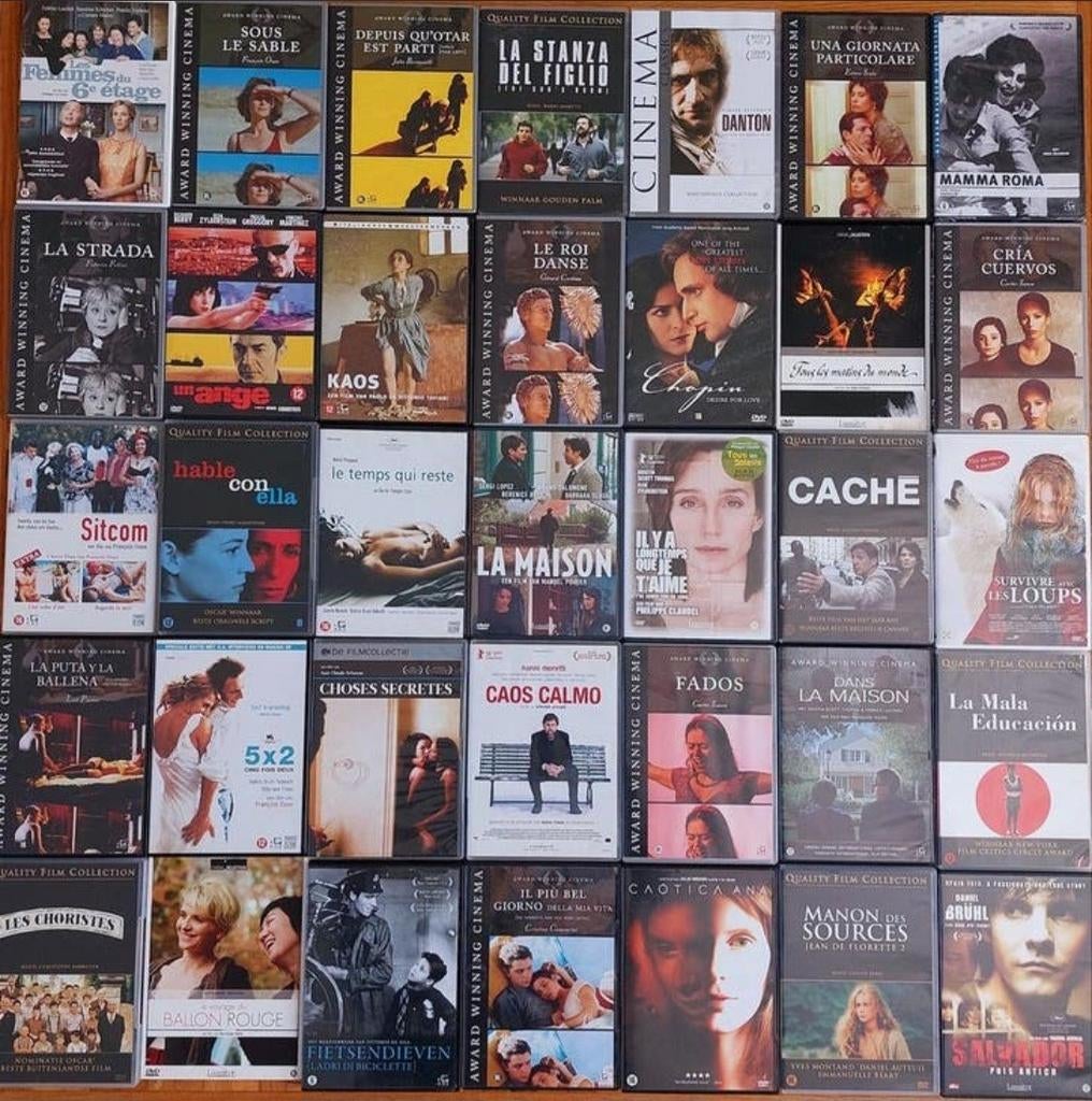 Diverse Franse, Spaanse & Italiaanse films, Alle leeftijden, Ophalen of Verzenden, Zo goed als nieuw, Frankrijk