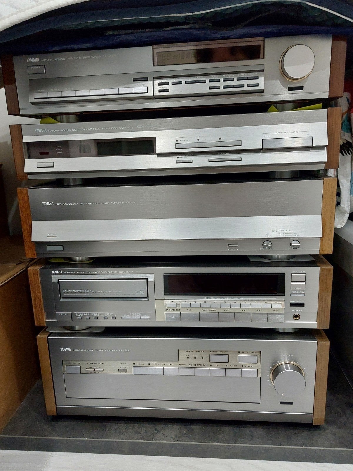 Yamaha AX2000 CDX2000 TX2000 DSP-A3000, MX-55 met afstands, Ophalen, Gebruikt, Cd-speler, Losse componenten
