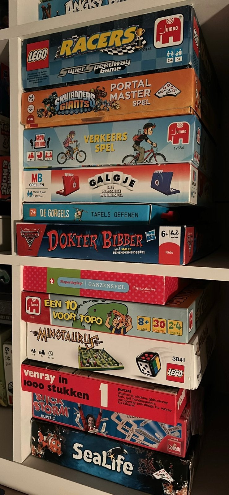 Diverse spellen: Lego, dokter Bibber, educatief, Ophalen, Zo goed als nieuw