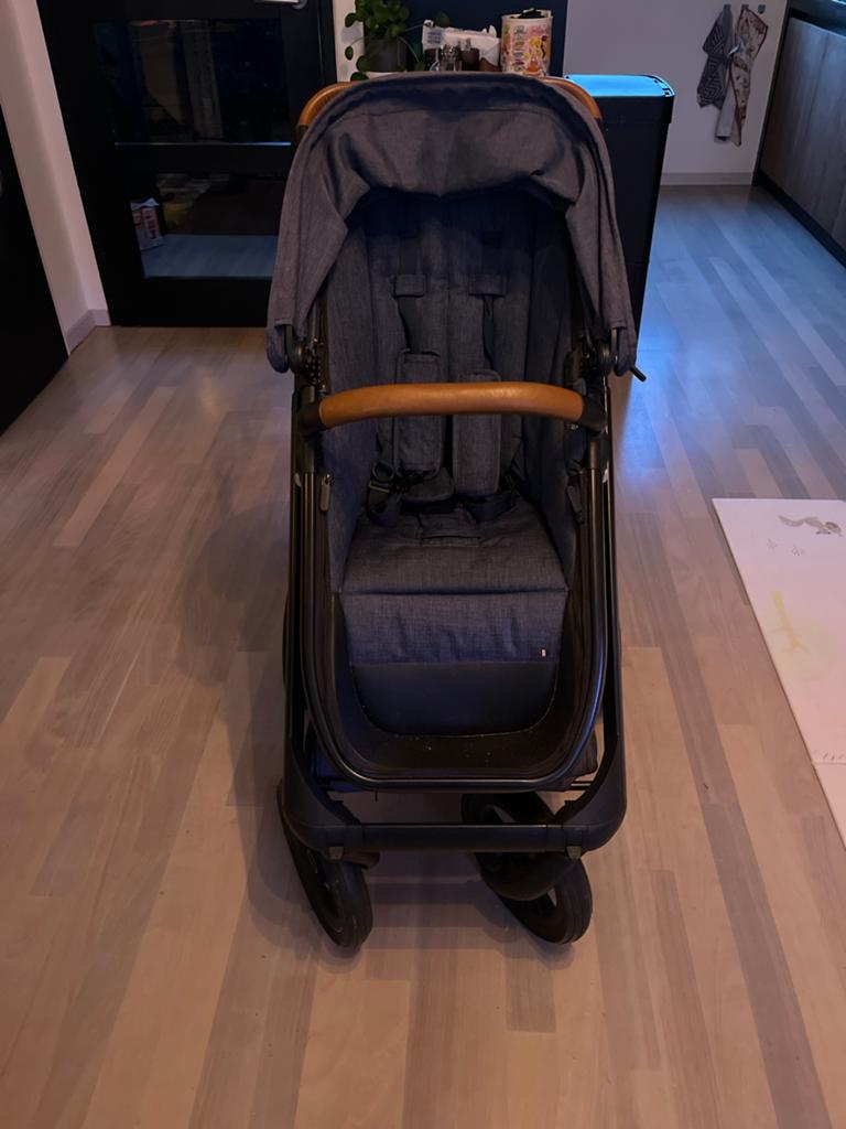 Dubatti One kinderwagen met voetenzak en meerijdplankje, Ophalen, Gebruikt, Kinderwagen, Overige merken