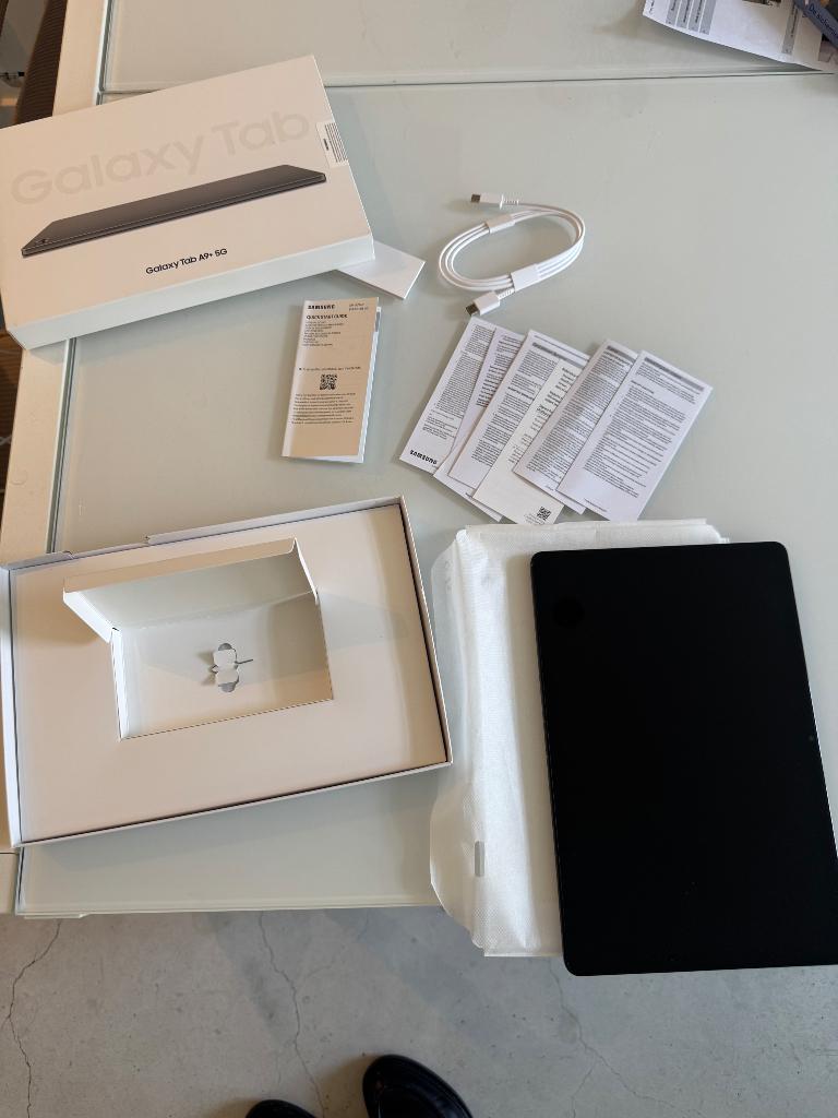 Samsung Galaxy Tab (tablet) A9 + (plus), Computers en Software, Android Tablets, Zo goed als nieuw, Wi-Fi en Mobiel internet, 11 inch