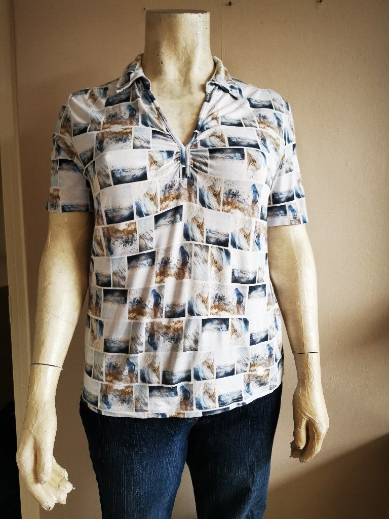 323... shirt van frank walder  maat 44, Overige kleuren, Zo goed als nieuw, Frank Walder, Shirt of Top