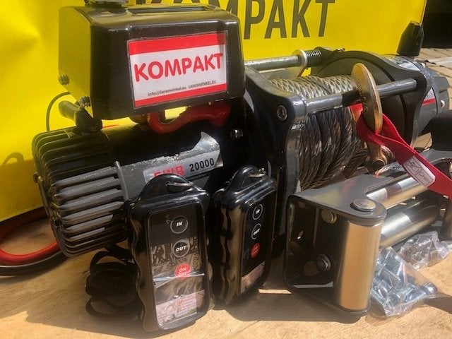 Elektrische lier 24 volt 9 Ton 26m 12mm kabel KOMPAKT runva, Auto diversen, Nieuw, Ophalen of Verzenden, Info@lierenwinkel.eu