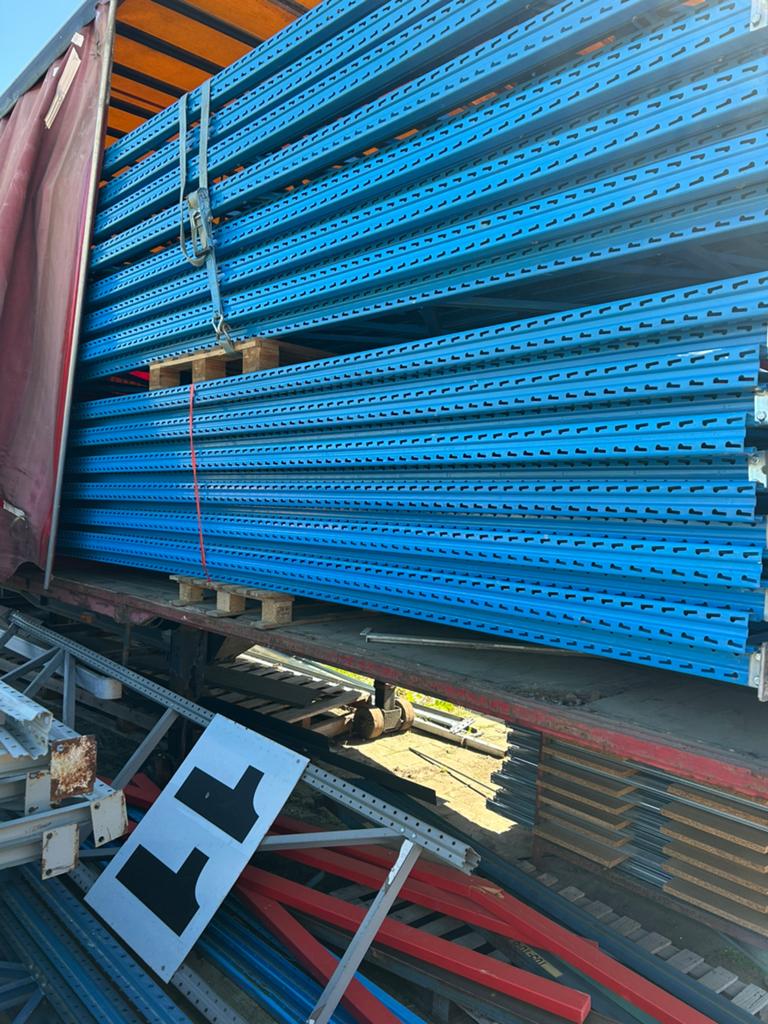 Stelling stellingen lange liggers 70 meter, Doe-het-zelf en Verbouw, Steigers, Ophalen of Verzenden, Gebruikt, Overige typen, 5 meter of hoger