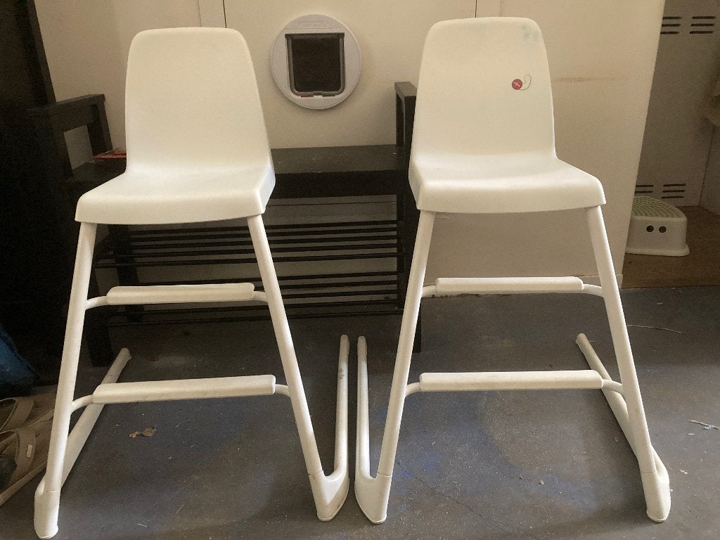 Stacking high chairs, Kinderen en Baby's, Kinderstoelen, Ophalen, Gebruikt, Meegroeistoel