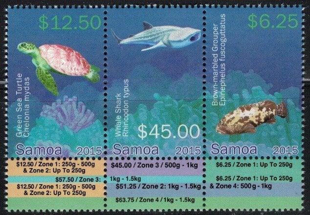 Y477 Cook islands 1230/32 postfris Vissen, Verzenden, Postfris, Overige thema's