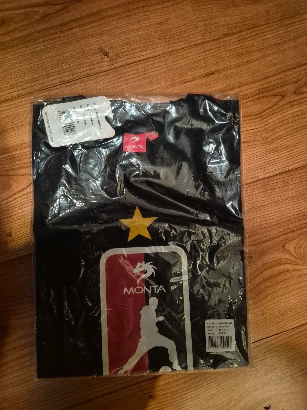 Monta T-shirt Zwart Maat 15-16 jaar Nieuw, Zwart, Nieuw, Overige maten, Ophalen of Verzenden