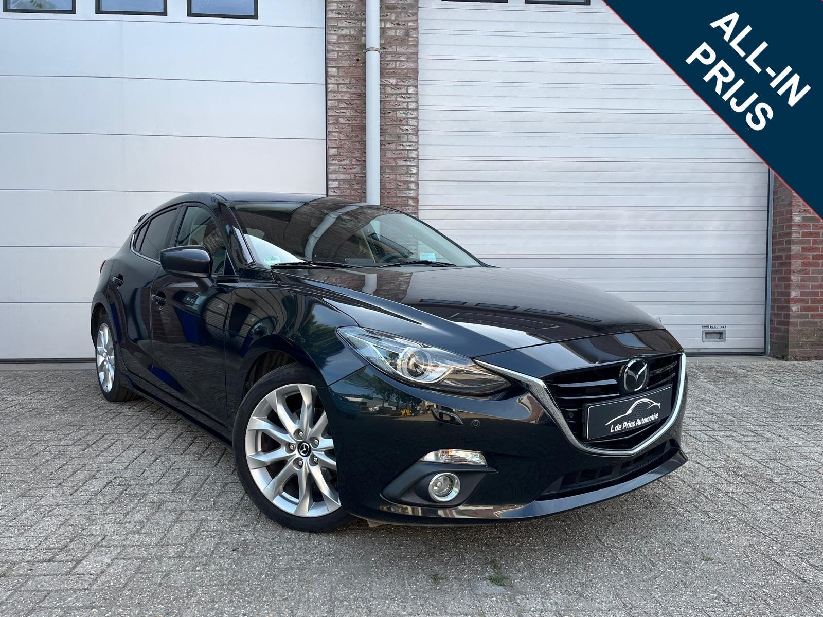 Mazda 3 2.0Sports-Line Navi/HUD/cruise control/18 Inch/Garan, Auto's, Mazda, Voorwielaandrijving, 1998 cc, Stof, Gebruikt