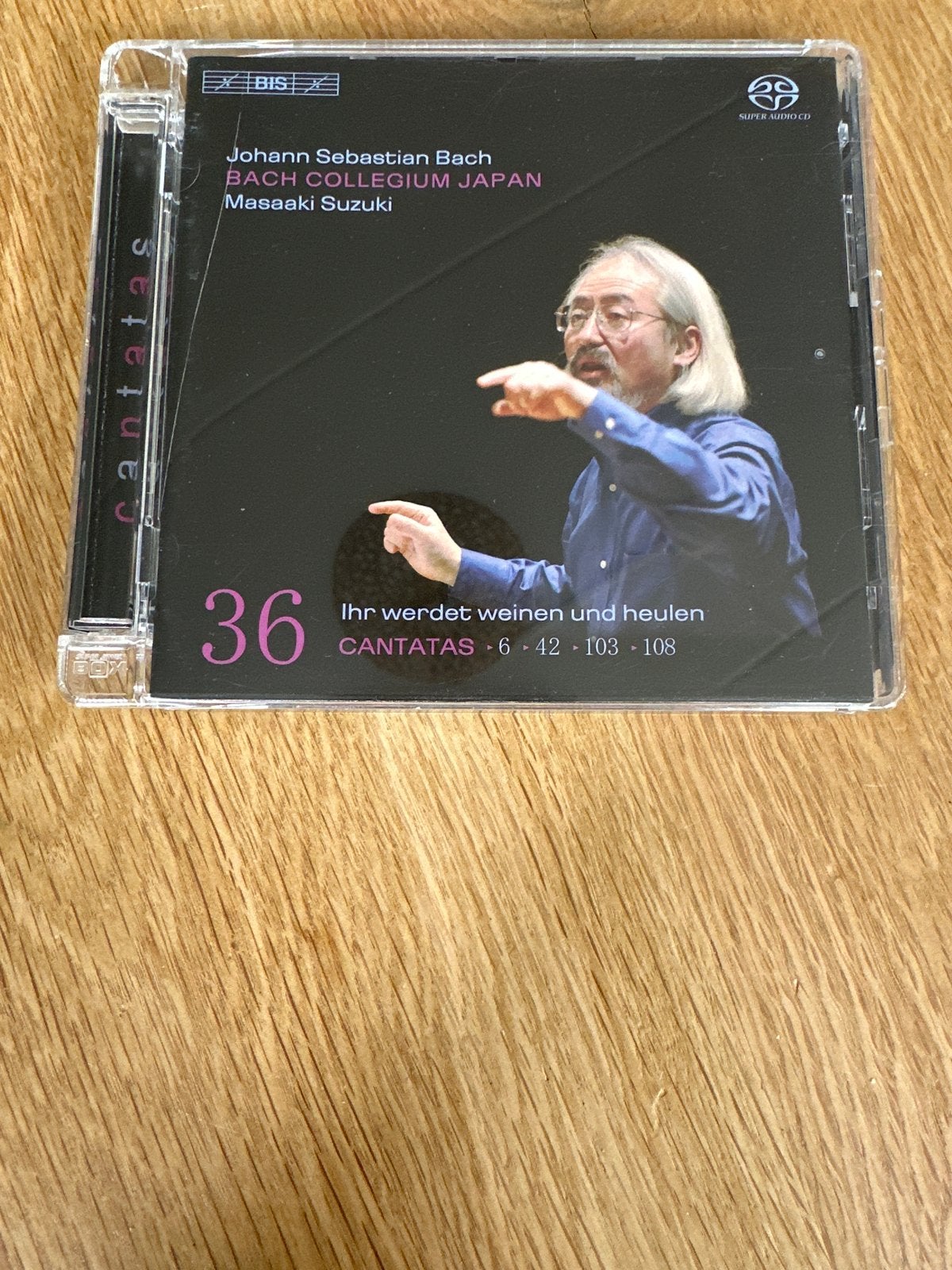 J.S. Bach Cantatas 36 - Bach Collegium Japan - Masaaki Suzuk, Inclusief boekje, Gebruikt, Ophalen of Verzenden, Barok