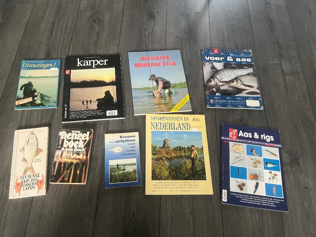 adv 930 /mixset hengelsportboeken, Ophalen of Verzenden, Nieuw, Boek of Tijdschrift