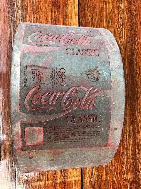 Coca Cola print plaat voor Coca Cola Blikken, Ophalen of Verzenden, Zo goed als nieuw, Overige typen