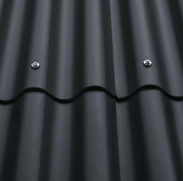Eternit golfplaten vezelcement donkergrijs nieuw, Overige materialen, Nieuw, Ophalen of Verzenden, 15 m² of meer