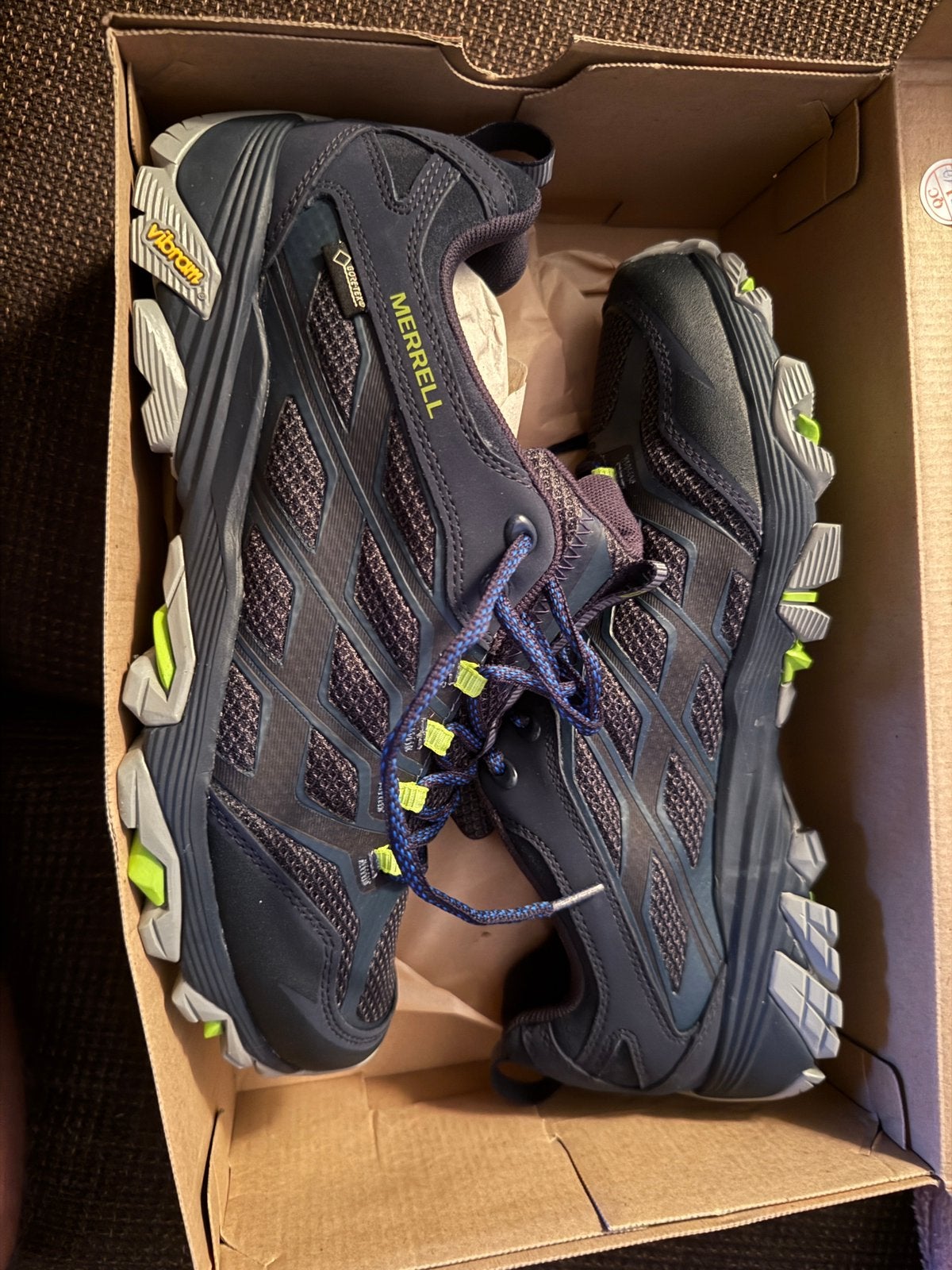 MERRELL MOAB FST GORE-TEX  maat 44,5 kleur NAVY BLUE, Sport en Fitness, Ophalen of Verzenden, Nieuw, Schoenen