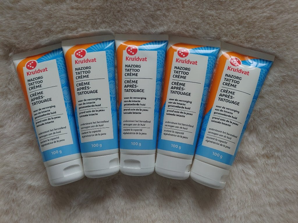 5 tubes verzorgende creme om de huid te herstellen, Ophalen of Verzenden, Nieuw, Bodylotion, Crème of Olie