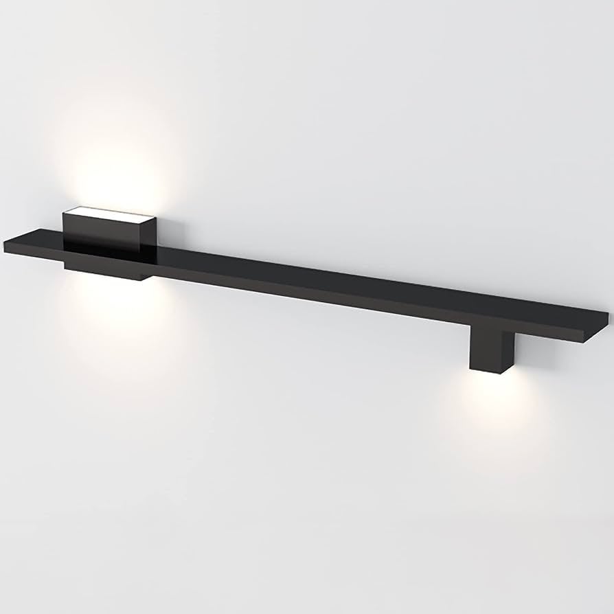 Wandplank zwart 120 cm met Led-verlichting, Ophalen, Zo goed als nieuw