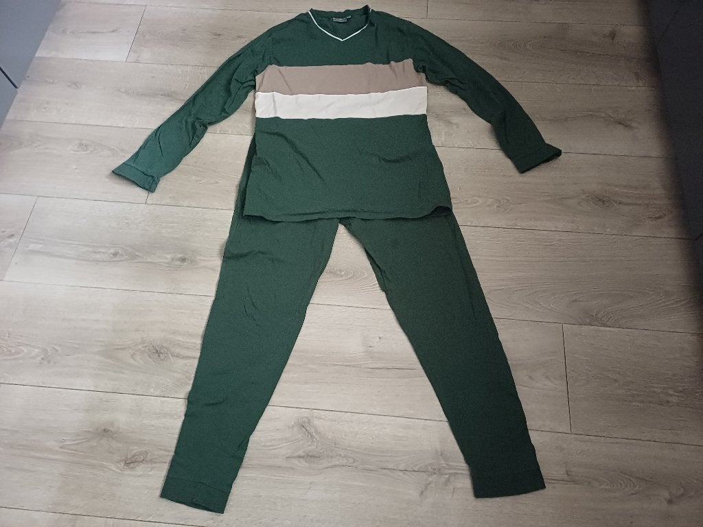 groene heren pyjama mt XL Greatstone, Ophalen of Verzenden, Gedragen, Maat 56/58 (XL), Greatstone