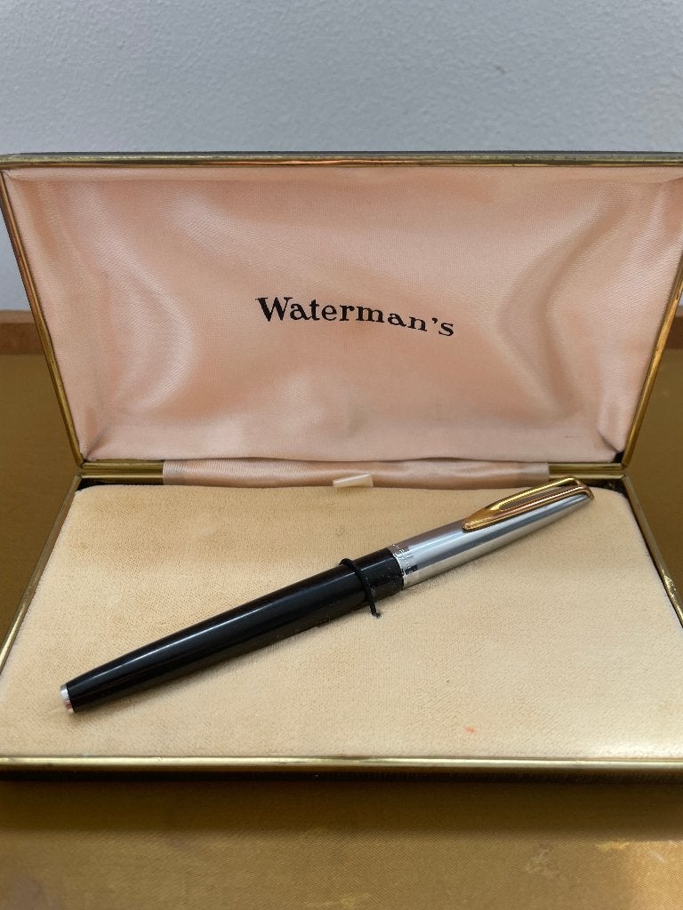 Waterman CF fountain pen 18 k vintage (ca. 1962), Verzamelen, Pennenverzamelingen, Ophalen, Gebruikt, Balpen, Waterman