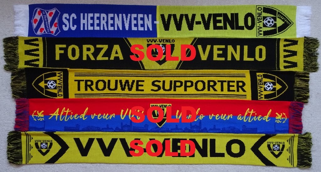 sjaal VVV Venlo, Ophalen of Verzenden, Zo goed als nieuw, Overige binnenlandse clubs, Vaantje of Sjaal